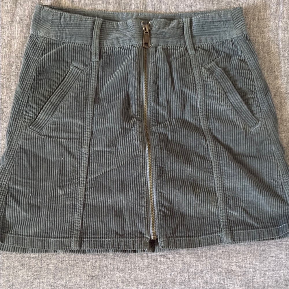 American Eagle Outfitters Blue A-line Mini Skirt